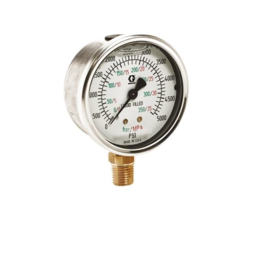 Fluid Pressure Gauge, High Pressure, SST Spray Equipment & Service Center