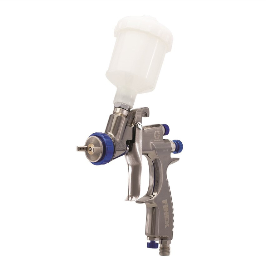 Finex Air Spray Gravity Feed Gun, Mini, HVLP, 0.8 mm Nozzle
